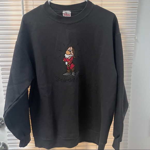 Disney Sweaters - Vintage The Disney Store Size Doesn’t Matter Sweatshirt